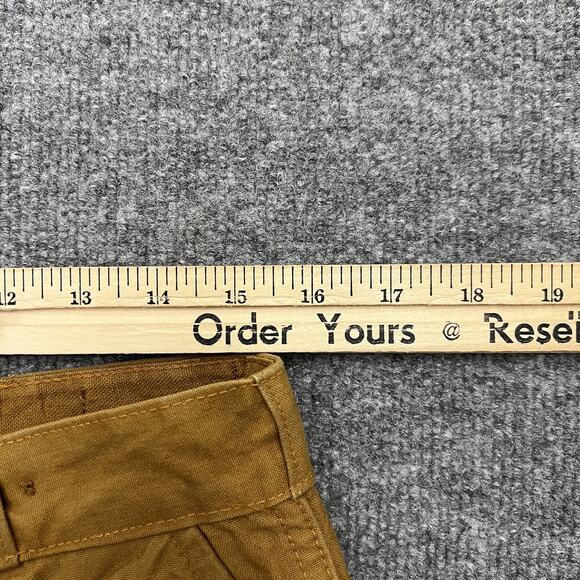 Vintage Penneys Foremost Pants Mens 32x30 Brown Hunting Double Knee Workwear 60s - Picture 6 of 10